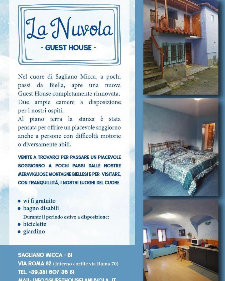 Bed and Breakfast La Nuvola à Sagliano Micca Extérieur photo